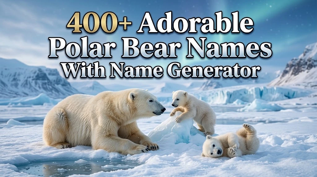 adorable polar bear names with wild namez