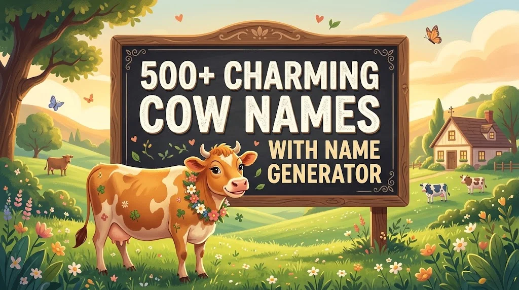charming cow names with wild namez