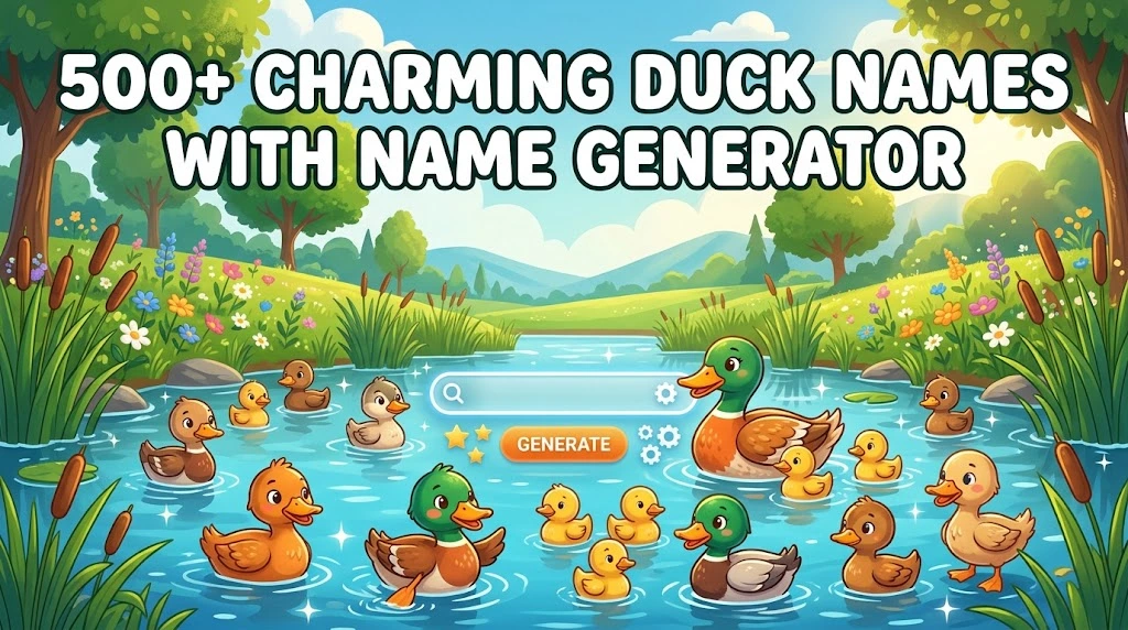 charming ducks names with wild namez