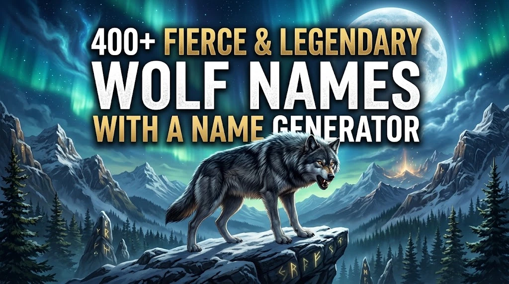 Fierce & Legendary Wolf Names With wild namez
