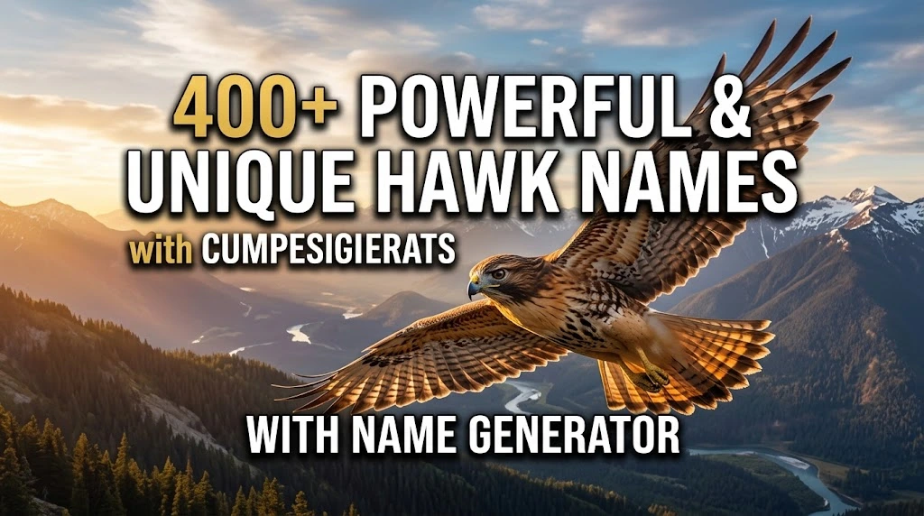 powerful unique hawk names with wild namez