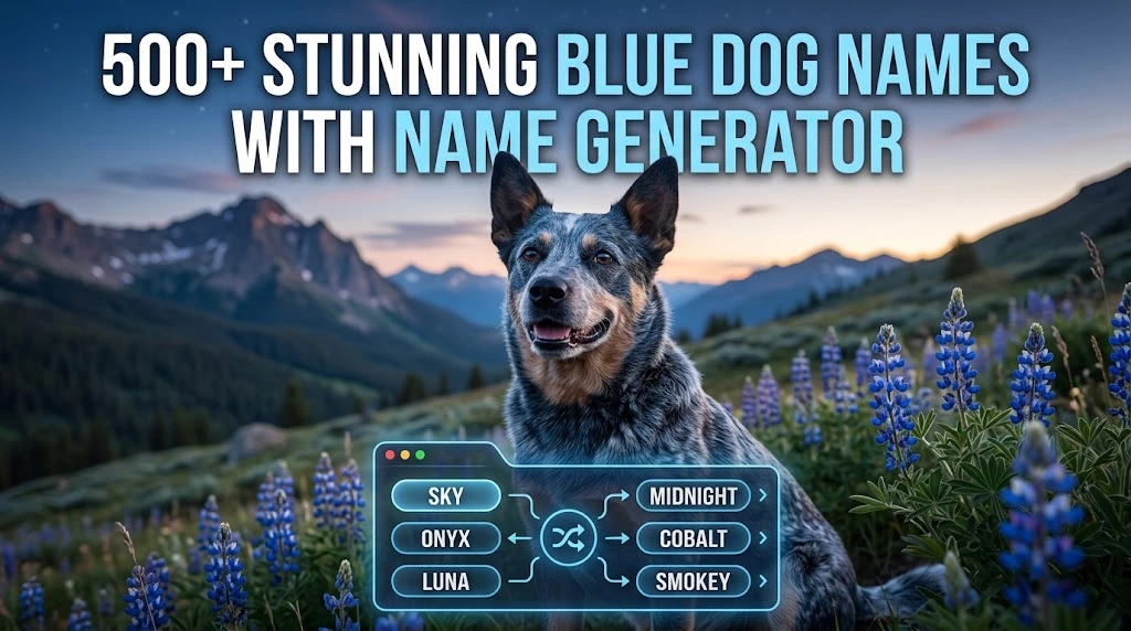 stunning blue dogs names with wild namez